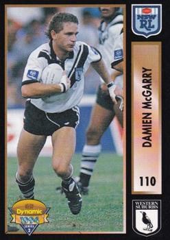 1994 Dynamic Rugby League Series 2 #110 Damien McGarry Front